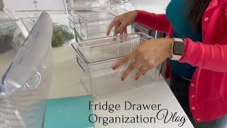 Fridge Drawer Organization /Organizing Fruits and Vegetable in the Fridge/ Organizing fridge drawers