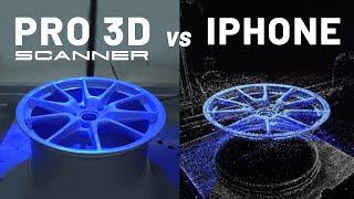 Pro 3D Scanner vs iPhone: Porsche Wheel 3D Scanning