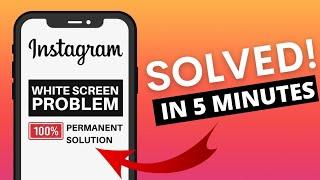 How to solve Instagram White Screen Problem-தமிழில்|100% Permanent solution|Madras Tamizhan