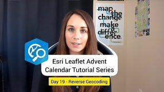 Determine an Address from a Location ️ - Reverse Geocoding in Esri Leaflet