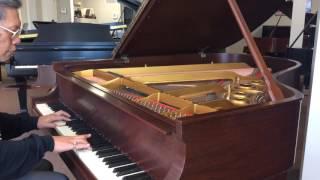 Piano Mill's RAHT sends Valentines Day Wishes on our newly restored 1925 Steinway L