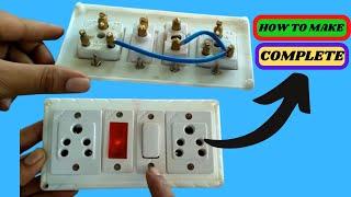 How to Make An Electrical Extension Switch Board | A Complete Tutorial For Make A Switch Board