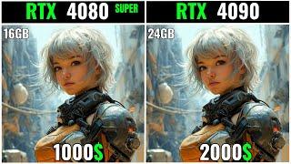 Rtx 4080 Super Vs Rtx 4090 - test in 20 games 1080p -2k -4k