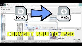 Convert RAW to JPEG