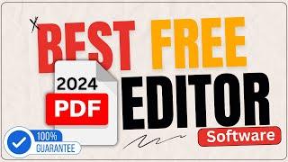 Download & Install Best #PDF Editor Software ( FREE ) - 2024