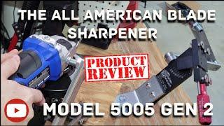 All American Lawn Mower Blade Sharpener - THE BEST! #diylawncare