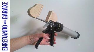 How to make a one handed quick action bar clamp.