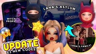 NEW LEAKS! DTI New Codes, LANAS FAMILY AND STORY QUEST! Roblox Dress To Impress Halloween Update