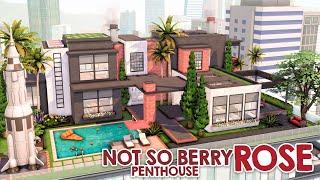 Not So Berry Rose Gen Penthouse  #NotSoBerry | NO CC | The Sims 4 Speed Build