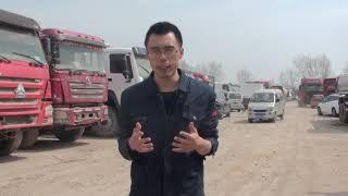 one of the largest Sinotruk used second hand truck market in China
