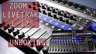 Unboxing Zoom LIVETRAK L-12 Mixer and USB Recording interface