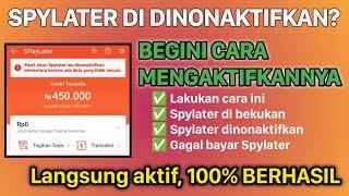 SPYLATER DI NONAKTIFKAN!!! | Cara mengaktifkan Spylater later shopee yang dinonaktifkan