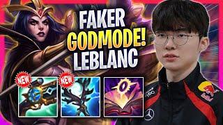 FAKER LITERALLY GOD MODE WITH LEBLANC! - T1 Faker Plays Leblanc MID vs Sylas! | Season 2024