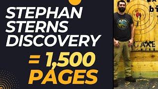 District Attorney: Stephan Sterns case = 1,500 pages of discovery, hours upon hours of digital media
