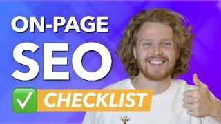 On-Page SEO Checklist - Everything you need in 2022