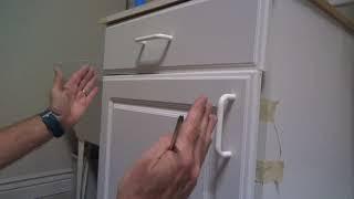 How to Install & Adjust a Cabinet Door with Concealed Door Hinges