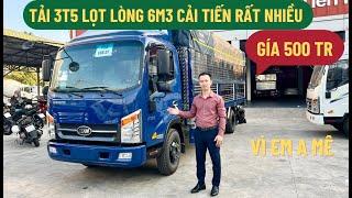 XE TẢI VEAM VT340T 3T5 THÙNG DÀI 6M3 2024 7 BỬNG MỞ HOÀN TOÀN MỚI