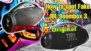 How to spot Fake JBL Boombox 3 vs Original Watch before buy (teardown of Fake boombox 3)!!!