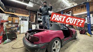 BARNFIND miata gets STRIPPED!