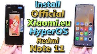 Install Official Xiaomi.eu HyperOS On Redmi Note 11