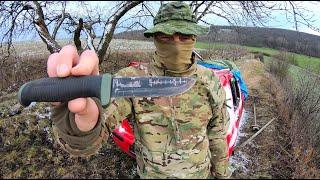 HULTAFORS OK4 OUTDOOR KNIFE - DESTRUCTION TEST - UNTIL IT BREAKS - CARBON STEEL - 58/60 HRC