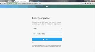 How to Verify mobile at Twitter,Bypass Twitter phone Verification