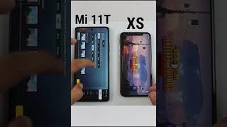 Mi 11T vs iPhone XS PUBG TEST -  iOS 15.0.2 Pubg test | Random Videos on Internet #Short
