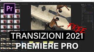 ️ TRANSIZIONI GRATIS PER PREMIERE PRO ⓿ - Tutorial 2021