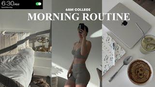 6AM COLLEGE MORNING ROUTINE (2023): productive & realistic, healthy habits