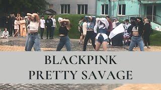 [KPOP IN PUBLIC] [ONE TAKE] BLACKPINK - Pretty Savage dance cover by ZZ TOWN | RUSSIA