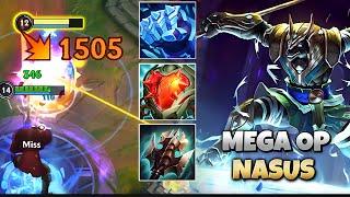 I LOVE NASUS BECAUSE HE IS A TANK ASSASIN! WILD RIFT (RUNES & BUILD)