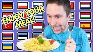 How To Say "ENJOY YOUR MEAL/GOOD APPETITE!" in 35 Different Languages