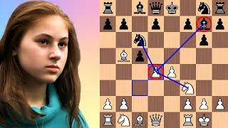 Judit Polgar's Rossolimo Attack wins in 17 moves