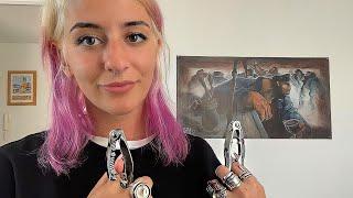 ASMR Creative Chaotic Haircut - household items - personal attention