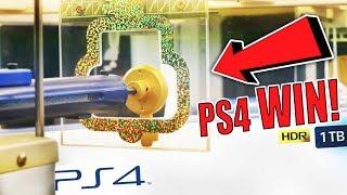 WINNING A PS4 AT KEYMASTER || Arcade Games