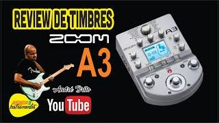 Review da Pedaleira de violão Zoom A3 - Por André Brito - Vendas Instrumentos