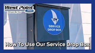 Schedule Your Next Service Using Our Drop Box