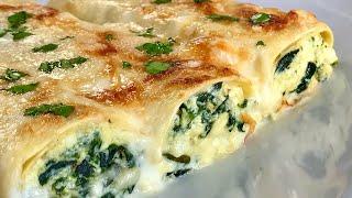 CANELONES DE RICOTA Y ESPINACAS I RECETA FÁCIL⭐️⭐️⭐️⭐️⭐️