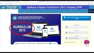 #INPUT NILAI RAPOR K13 UNTUK GURU MAPEL