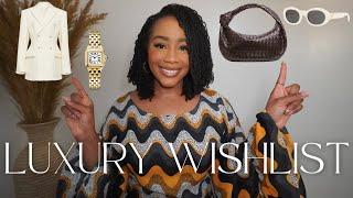 MY LUXURY WISHLIST 2024 | CLASSIC LUXURY STAPLES | HERMES, BOTTEGA VENETA, CHANEL, CELINE & MORE