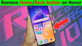 Honor back button on screen