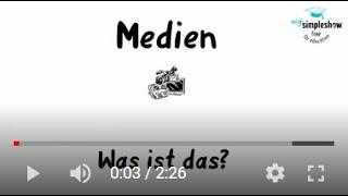 Was sind Medien?