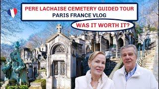 Famous Graves of Pere Lachaise Cemetery Guided Tour | PARIS France Vlog