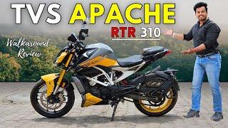 TVS Apache RTR 310 Walkaround Review - Rs 2.64 Lakhs | 0-100 KM/HR in 7 Sec | KTM Duke 390 Rival ?