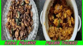 10 different types of prawn recipes  in tamil| new year special|hanushree healthy kitchen