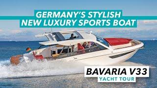 Germany's stylish new luxury sports boat | Bavaria Vida 33 yacht tour | Motor Boat & Yachting