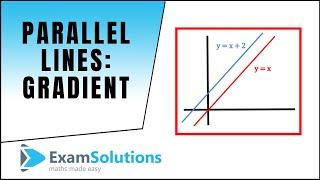 Parallel lines - Gradient : ExamSolutions