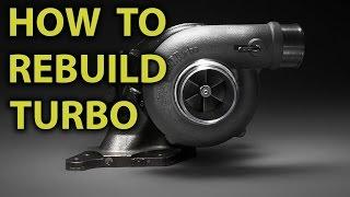 How To Repair / Rebuild Turbocharger (Garrett T3/T4 AiResearch M10) - Step By Step