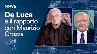 Che tempo che fa | De Luca e il suo rapporto con gli sketch di Maurizio Crozza su di lui