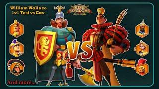 William Wallace 1v1 Test (vs Cavalry) - Rise of Kingdoms